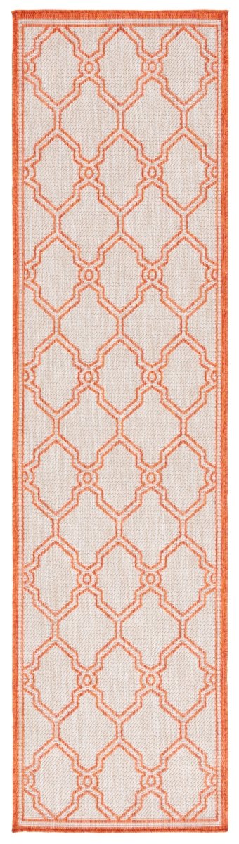 Safavieh Beach House Bhs270B Beige/Orange Rug.