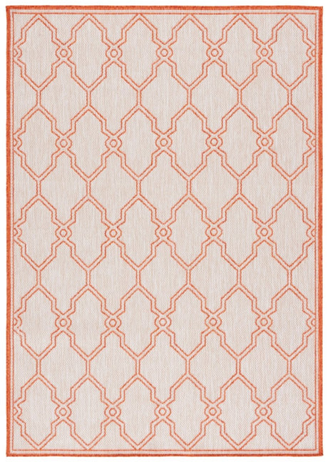 Safavieh Beach House Bhs270B Beige/Orange Rug.