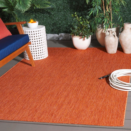 Safavieh Beach House Bhs274P Orange Rug.