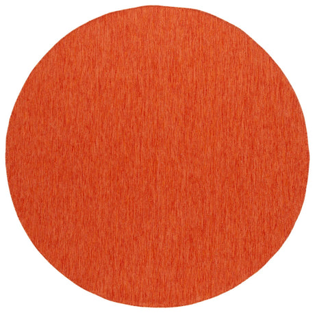Safavieh Beach House 6'-7" x 6'-7" Rug in Orange