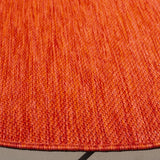 Safavieh Beach House 6'-7" x 6'-7" Rug in Orange