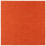 Safavieh Beach House 6'-7" x 6'-7" Rug in Orange