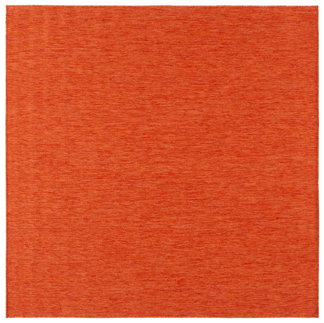 Safavieh Beach House 6'-7" x 6'-7" Rug in Orange