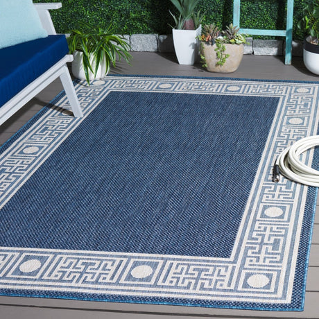 Safavieh Beach House Bhs276M Blue/Ivory Rug.