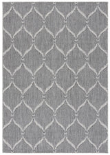 Safavieh Beach House 4'-0" x 6'-0" Rug in Charcoal / Grey