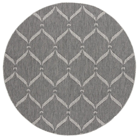 Safavieh Beach House 6'-7" x 6'-7" Rug in Charcoal / Grey