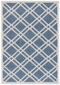 Safavieh Beach House 4'-0" x 6'-0" Rug in Blue / Ivory