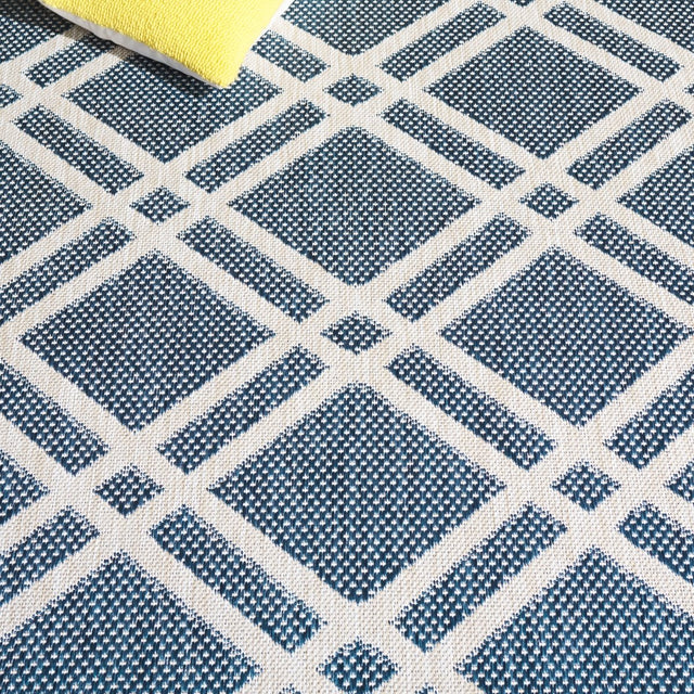 Safavieh Beach House Bhs282M Blue/Ivory Rug.