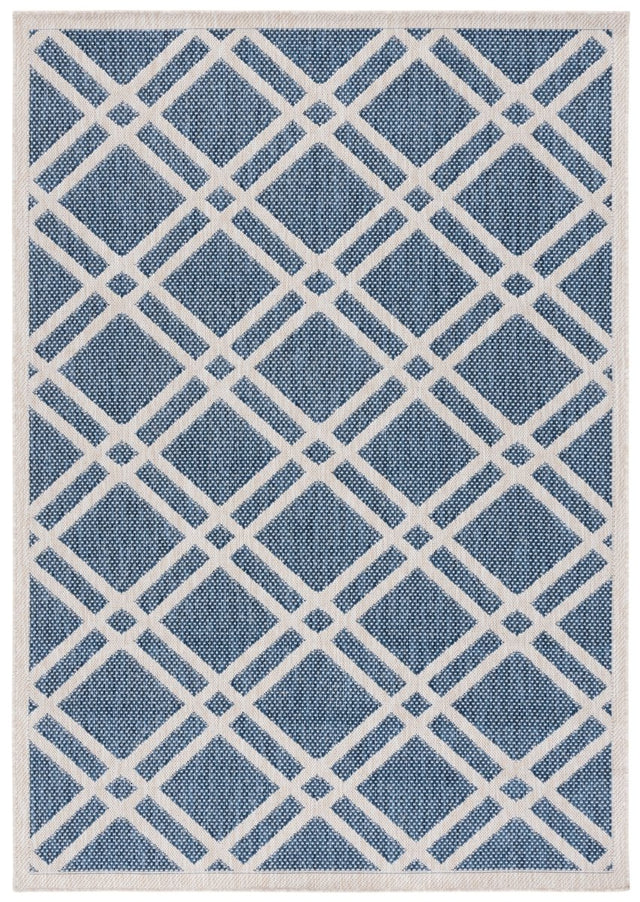 Safavieh Beach House Bhs282M Blue/Ivory Rug.