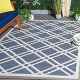 Safavieh Beach House Bhs282M Blue/Ivory Rug.