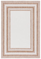 Safavieh Beach House 4'-0" x 6'-0" Rug in Beige / Brown