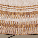 Safavieh Beach House 6'-7" x 6'-7" Rug in Beige / Brown