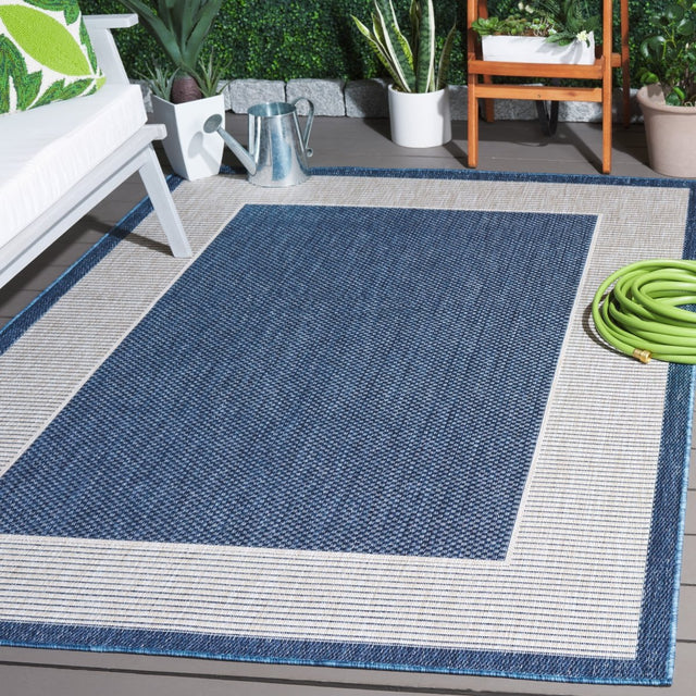 Safavieh Beach House Bhs286M Blue/Ivory Rug.