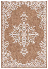Safavieh Beach House Bhs292T Brown/Ivory Rug.