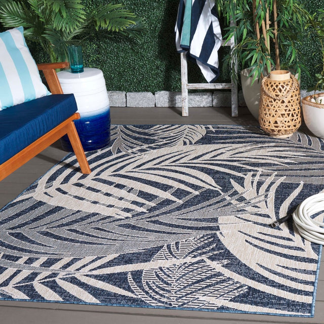 Safavieh Beach House Bhs294M Blue/Ivory Rug.
