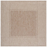 Safavieh Beach House 6'-7" x 6'-7" Rug in Beige / Light Beige