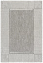 Safavieh Beach House 4'-0" x 6'-0" Rug in Grey / White