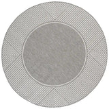 Safavieh Beach House 6'-7" x 6'-7" Rug in Grey / White