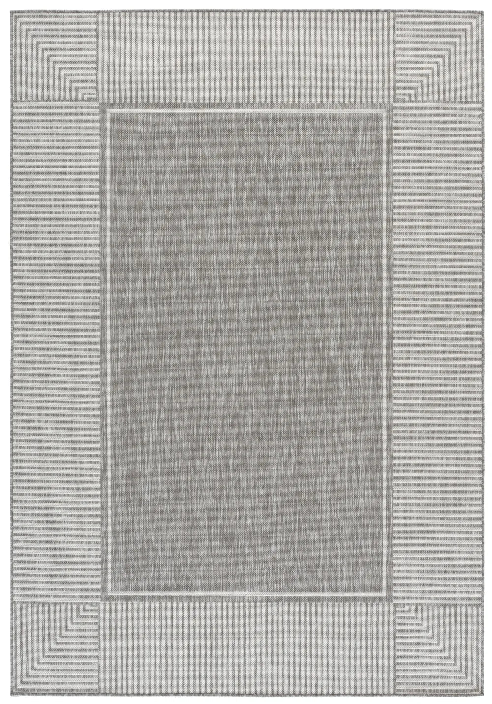 Safavieh Beach House 5'-3" x 7'-6" Rug in Grey / White