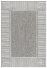 Safavieh Beach House 5'-3" x 7'-6" Rug in Grey / White