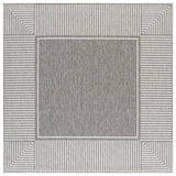 Safavieh Beach House 6'-7" x 6'-7" Rug in Grey / White