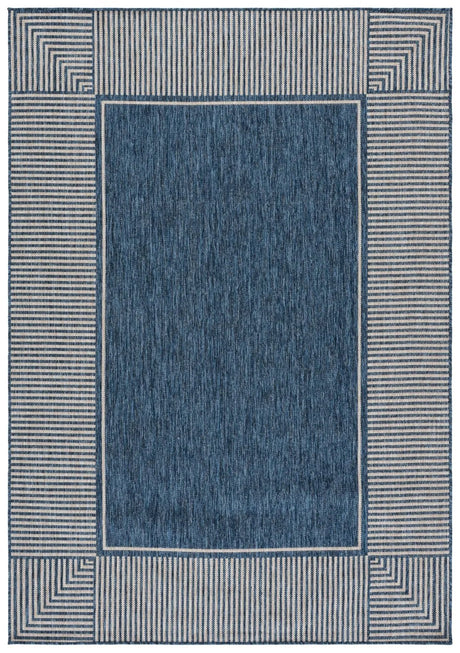Safavieh Beach House 5'-3" x 7'-6" Rug in Blue / Beige