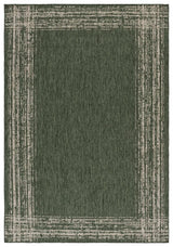 Safavieh Beach House 5'-3" x 7'-6" Rug in Green / Beige