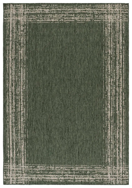 Safavieh Beach House 5'-3" x 7'-6" Rug in Green / Beige
