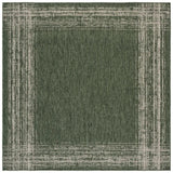 Safavieh Beach House 6'-7" x 6'-7" Rug in Green / Beige