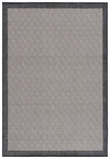 Safavieh Beach House 4'-0" x 6'-0" Rug in Black / Ivory