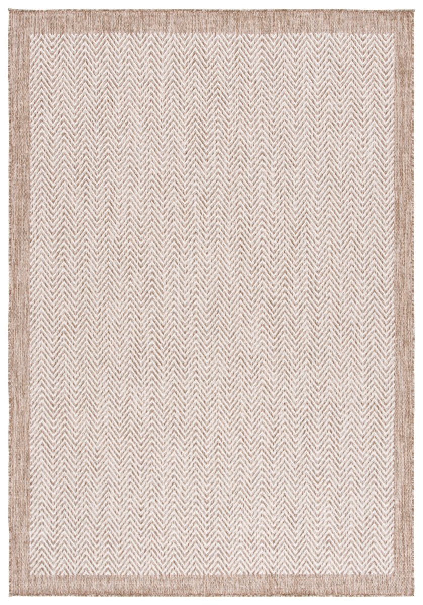 Safavieh Beach House Bhs408T Brown/Ivory Rug.