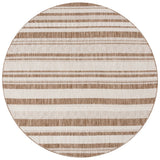 Safavieh Beach House 6'-7" x 6'-7" Rug in Navy / Ivory
