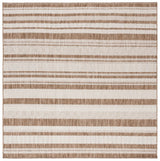 Safavieh Beach House 6'-7" x 6'-7" Rug in Navy / Ivory