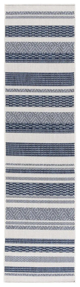 Safavieh Beach House 2'-0" x 8'-0" Rug in Brown / Ivory
