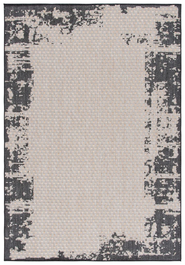 Safavieh Beach House Bhs414Z Black/Beige Rug.