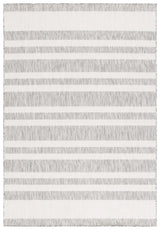 Safavieh Beach House 4'-0" x 6'-0" Rug in Grey / Ivory