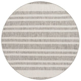 Safavieh Beach House 6'-7" x 6'-7" Rug in Grey / Ivory