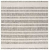 Safavieh Beach House 6'-7" x 6'-7" Rug in Grey / Ivory