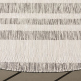 Safavieh Beach House 6'-7" x 6'-7" Rug in Grey / Ivory