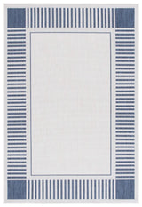Safavieh Beach House 4'-0" x 6'-0" Rug in Ivory / Navy