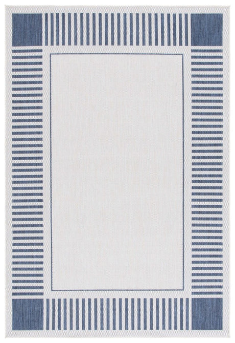 Safavieh Beach House Bhs420N Ivory/Navy Rug.