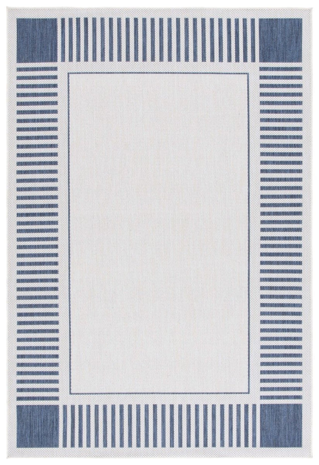 Safavieh Beach House Bhs420N Ivory/Navy Rug.