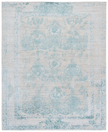 Safavieh Bedford 10'-0" x 14'-0" Rug in Turquoise / Ivory