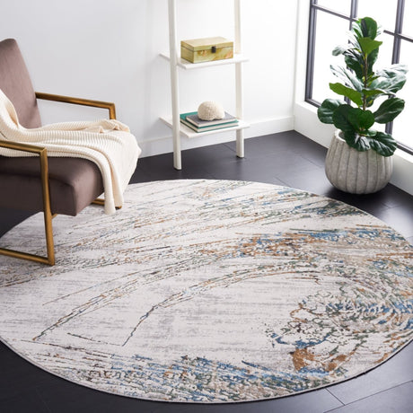 Safavieh Bel Air Bla228F Grey/Turquoise Rug.