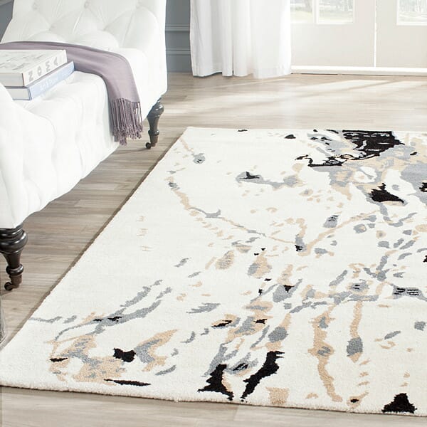 Safavieh Bella Bel117A Ivory / Grey Rugs.