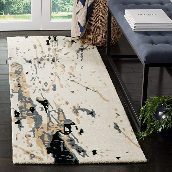 Safavieh Bella Bel117A Ivory / Grey Rugs.