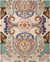 Safavieh Bella Bel118A Ivory / Blue Rugs.