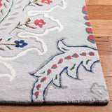 Safavieh Bella Bel118F Grey/Red Rugs.