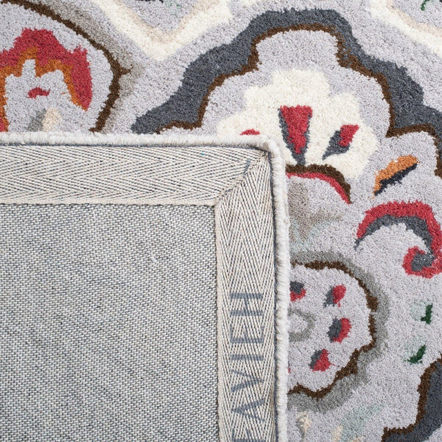Safavieh Bella Bel118F Grey/Red Rugs.