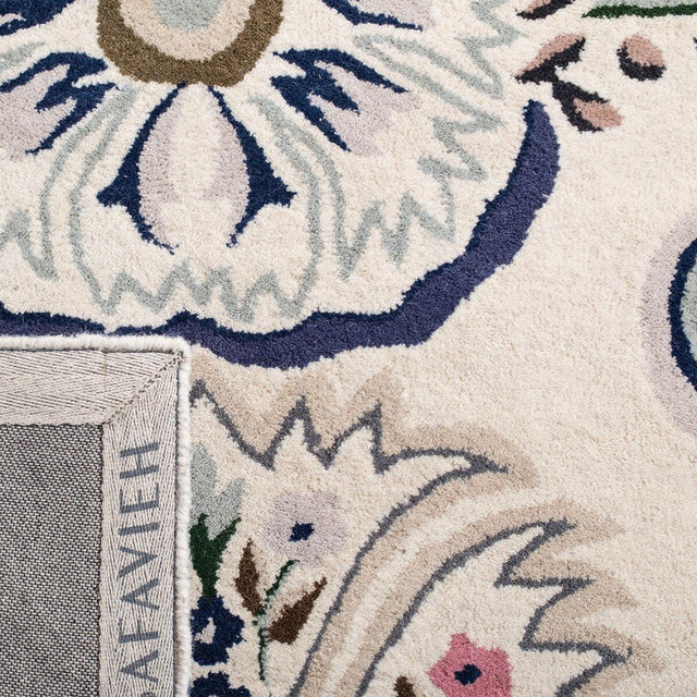 Safavieh Bella Bel118M Ivory/Blue Rugs.